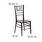 Flash Furniture HERCULES Series Walnut Wood Chiavari Chair, PK2 2-XS-WALNUT-GG - alternate 7